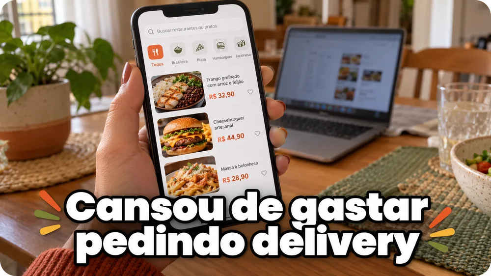 Cansou de gastar com delivery